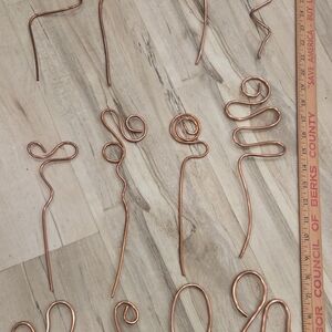 Hand Crafted Copper Plant Stakes
